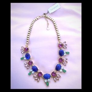Talbots statement jeweled necklace